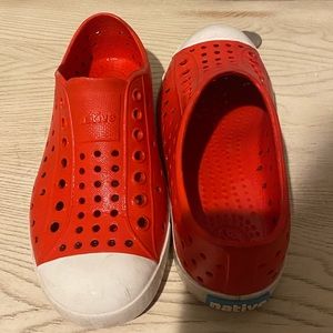 Red Jefferson Natives (water shoes)